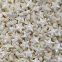 3D Star Sugar Sprinkles White 100g