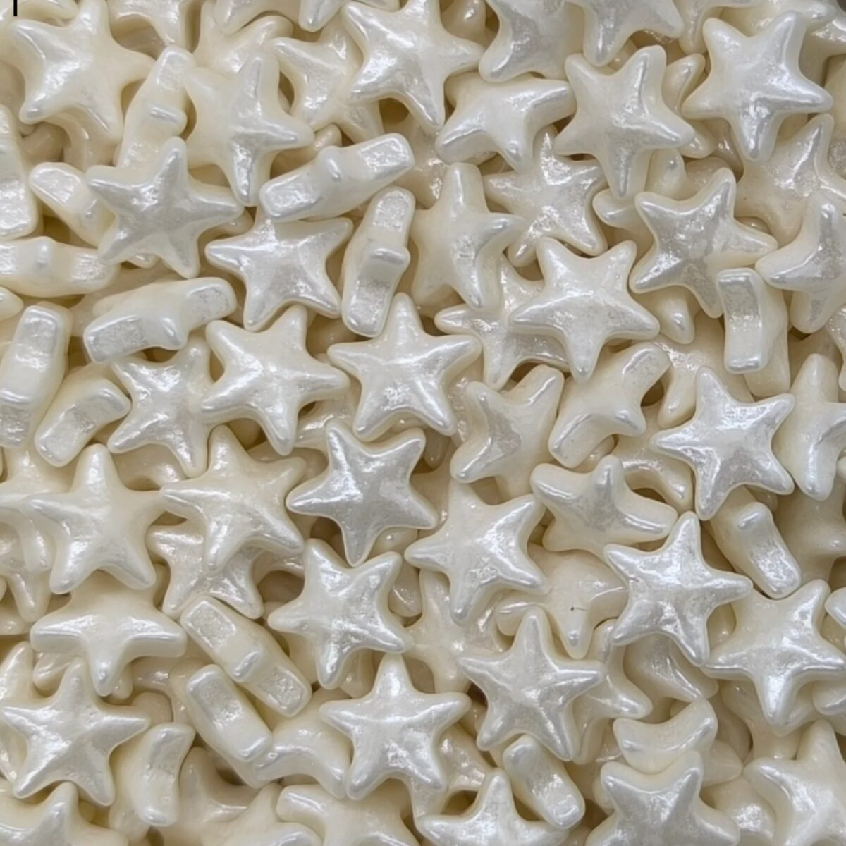 3D Star Sugar Sprinkles White 100g 3D Star Sugar Sprinkles White 100g