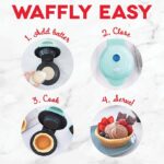 Electric Waffle Bowl Maker – 4 Inch Non Stick3