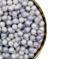 Shimmer Silver Sugar Pearls Sprinkles 7mm 100g