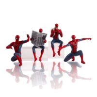4 Pcs Set Spider Man Cake Topper