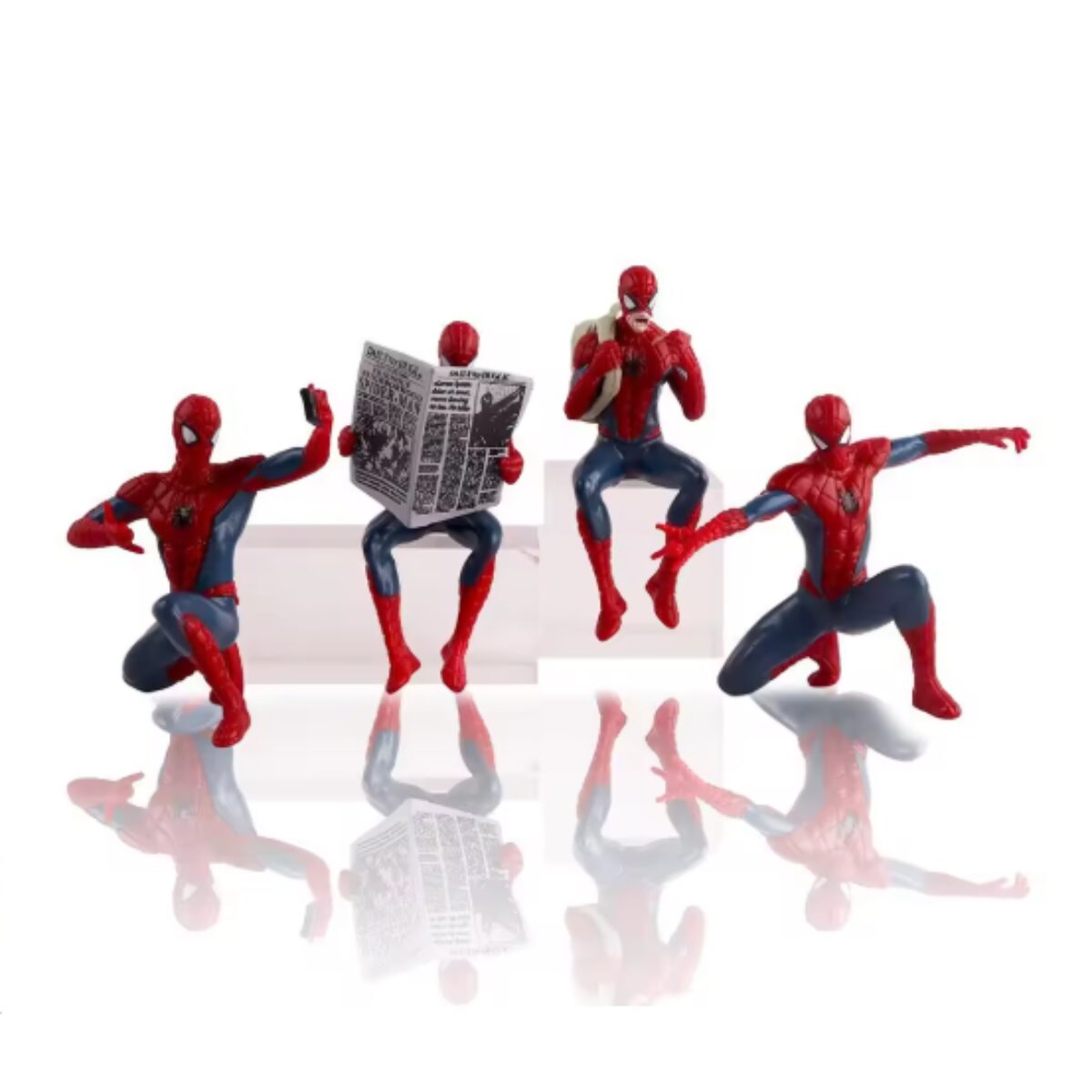 4 Pcs Set Spider Man Cake Topper 4 Pcs Set Spider Man Cake Topper