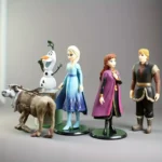 5 Pcs Set Frozen Figurine Cake Topper