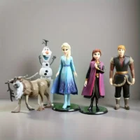 5 Pcs Set Frozen Figurine Cake Topper