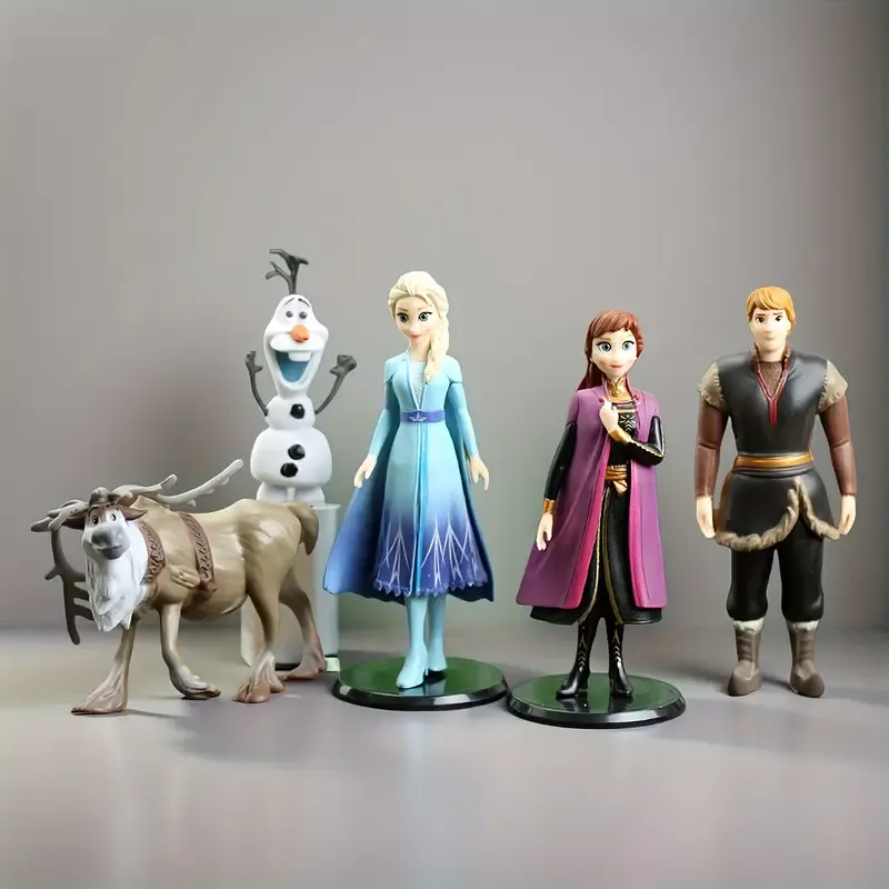 5 Pcs Set Frozen Figurine Cake Topper 5 Pcs Set Frozen Figurine Cake Topper