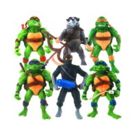 6 Pcs Set Ninja Turtles Cake Topper