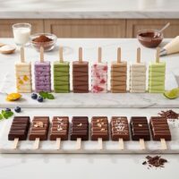 8 Cavities Building Block Shape Popsicle Ice Cream Silicone Mold