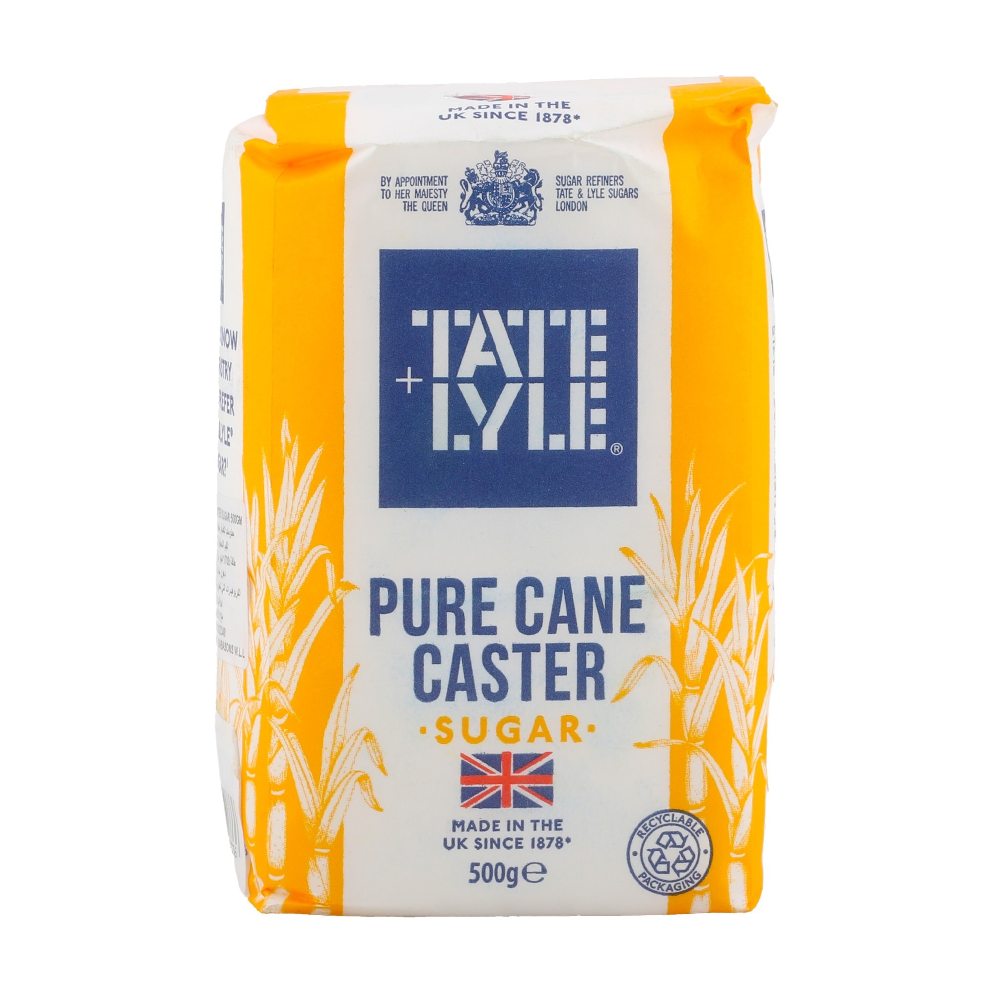 TATE & LYLE Pure Cane Caster Sugar 500G TATE & LYLE Pure Cane Caster Sugar 500G