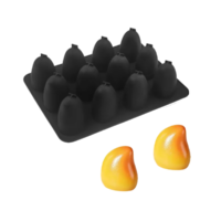 12 Cavities Mango Shaped Mousse Cake Silicone Mold