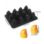12 Cavities Mango Shaped Mousse Cake Silicone Mold
