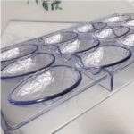 12 Cavity Easter Egg Shape Polycarbonate Chocolate Mould