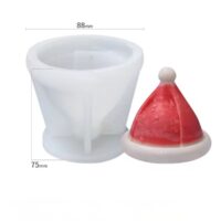 3D Christmas Santa Hat Silicone Mold