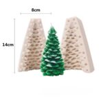 3D Christmas Tree Silicone Mold 14cm
