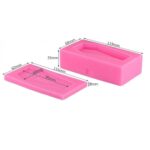 3D Coffin with Cross Halloween Silicone Mold