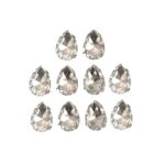 6 Pcs Drop Shape Crystal Gemstone Crystal 18x13mm
