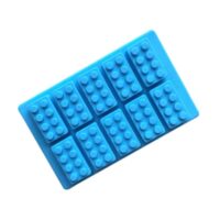 Building Brick Robot Chocolate Jelly Silicone Mold