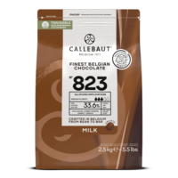 CALLEBAUT Milk Chocolate Callets 33.6% 823 2.5 Kg