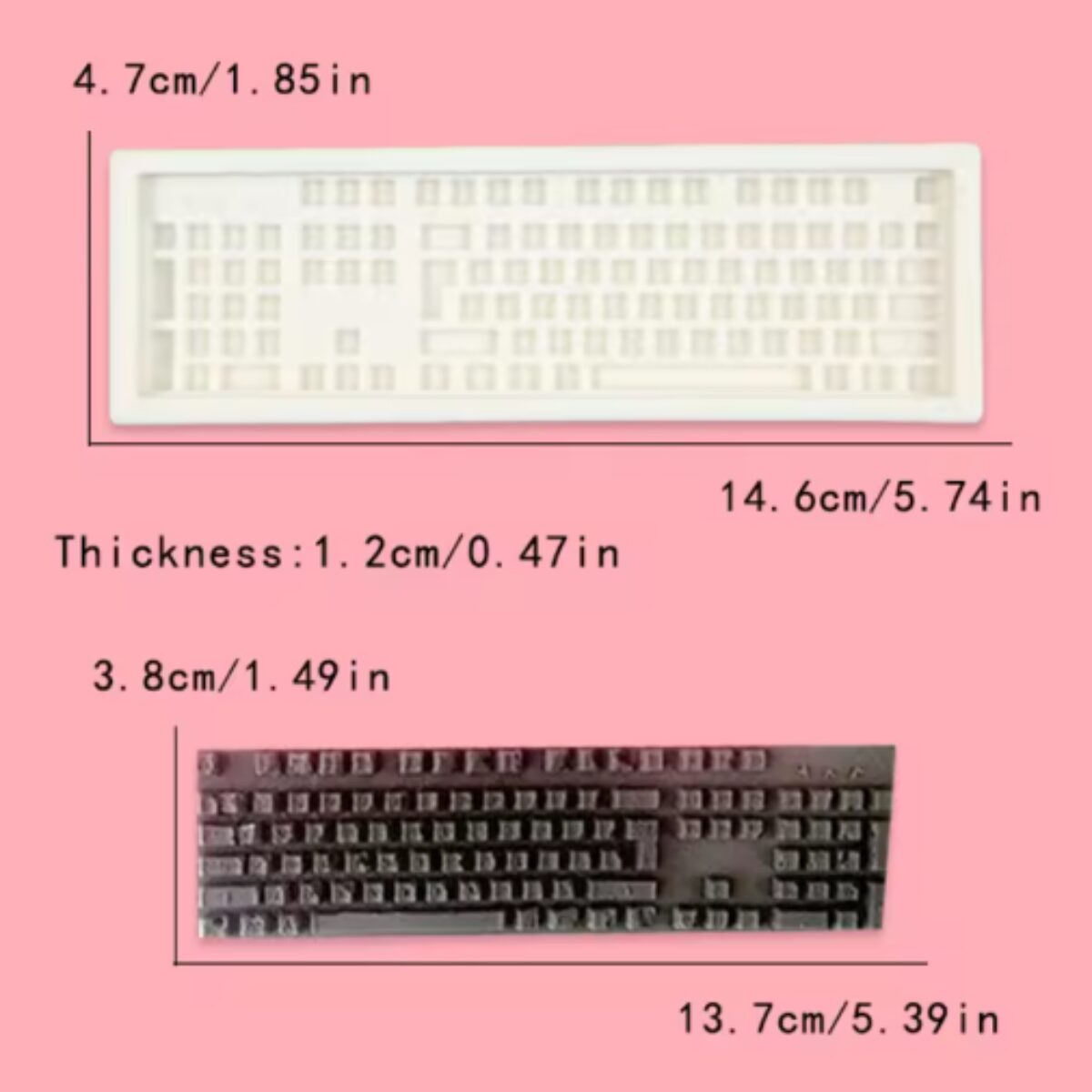 Mini Keyboard Silicone Mold Mini Keyboard Silicone Mold