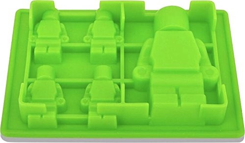 Minifigure Robot Chocolate Jelly Silicone Mold Minifigure Robot Chocolate Jelly Silicone Mold