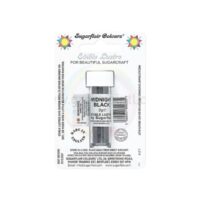 SUGARFLAIR Edible Lustre Glitter Midnight Black 2g