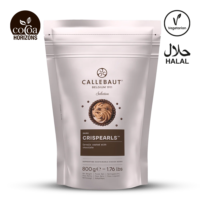 Callebaut Dark Crispearls Coated with Chocolate 800 GR