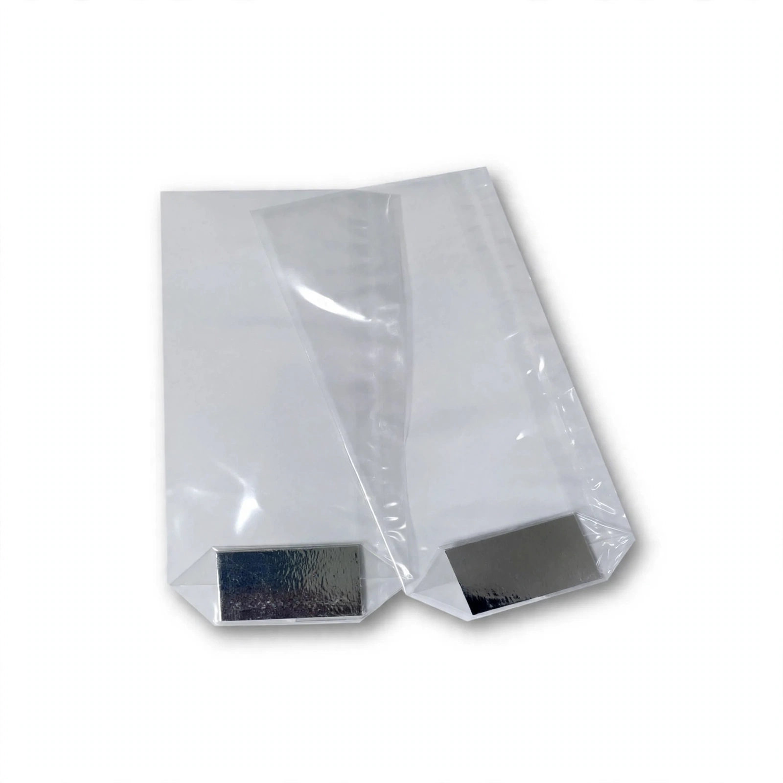 Cookie Bag Neutral with Silver Board 7x20 cm Cookie Bag Neutral with Silver Board 7x20 cm