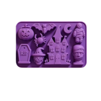Halloween Themes Mousse Cake Silicone Mold