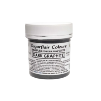 SUGARFLAIR Edible Glitter Dust Dark Graphite 25g