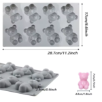 Teddy Bear Silicone Mould