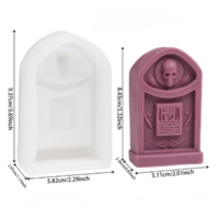 Tombstone Halloween Silicone Mold